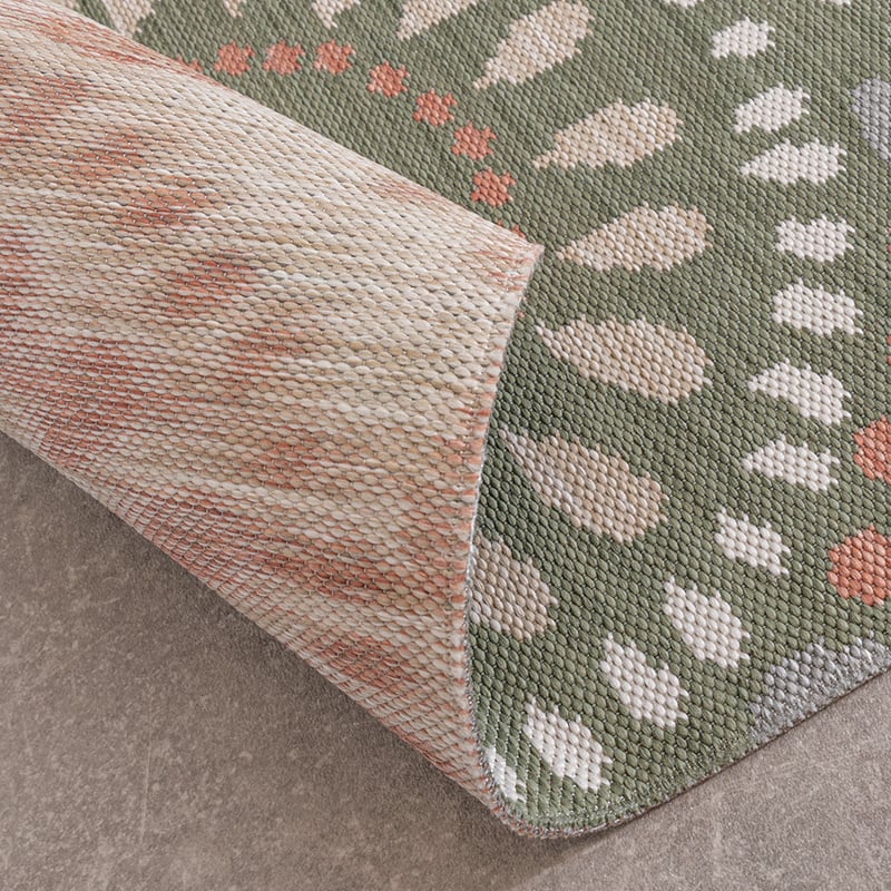 Indoor Outdoor Rug - Ranch Mandala Green