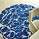 Round abstract floor rug - Swim Surf 9351