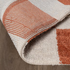 Checkerboard Rug - Blox Terracotta