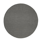 Round Outdoor Rug - Malta Arrow Black