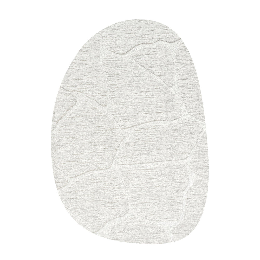 Organic Floor Rug - Maya White 6191