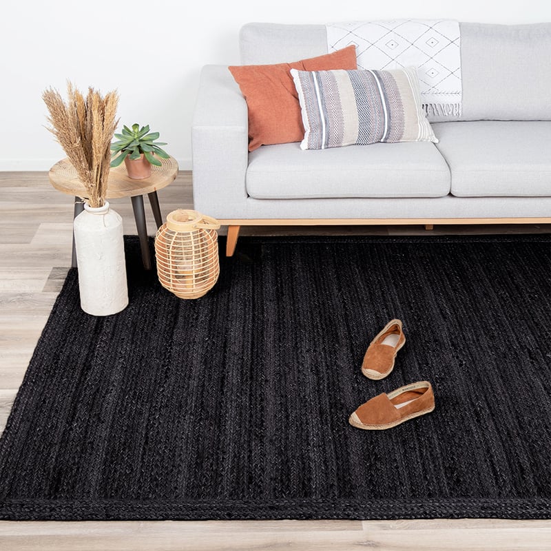 Jute Rug - Fair Black