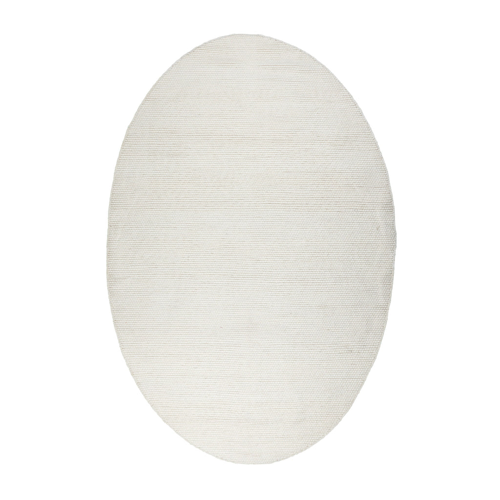 Wool Irregular Rug - Feline White
