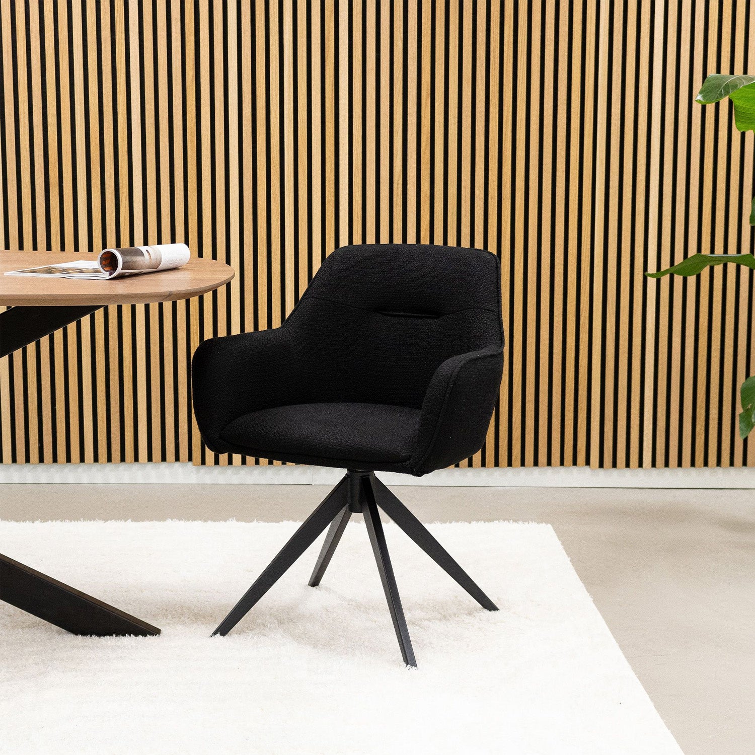 Swivel Chair - Arne Black