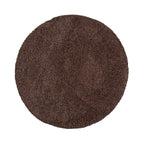 Round shaggy rug - Yves Brown