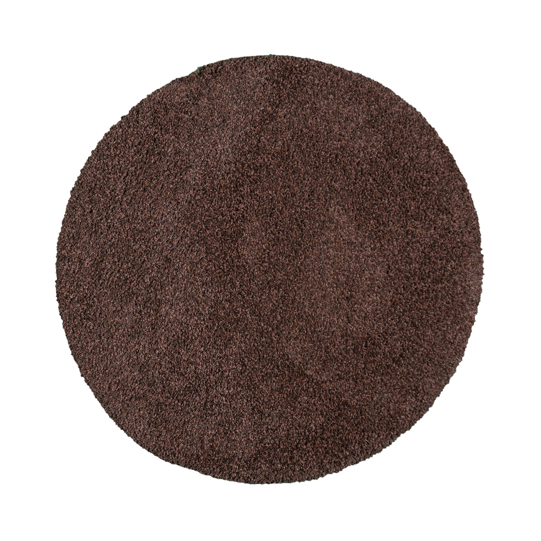 Round shaggy rug - Yves Brown