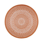 Round Outdoor Rug - Summer Azteca Terra
