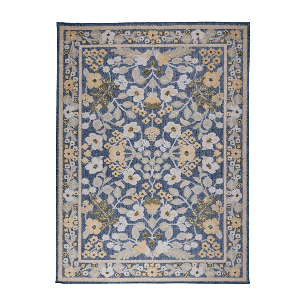 Indoor & outdoor rug - Bloom Oriental Blue