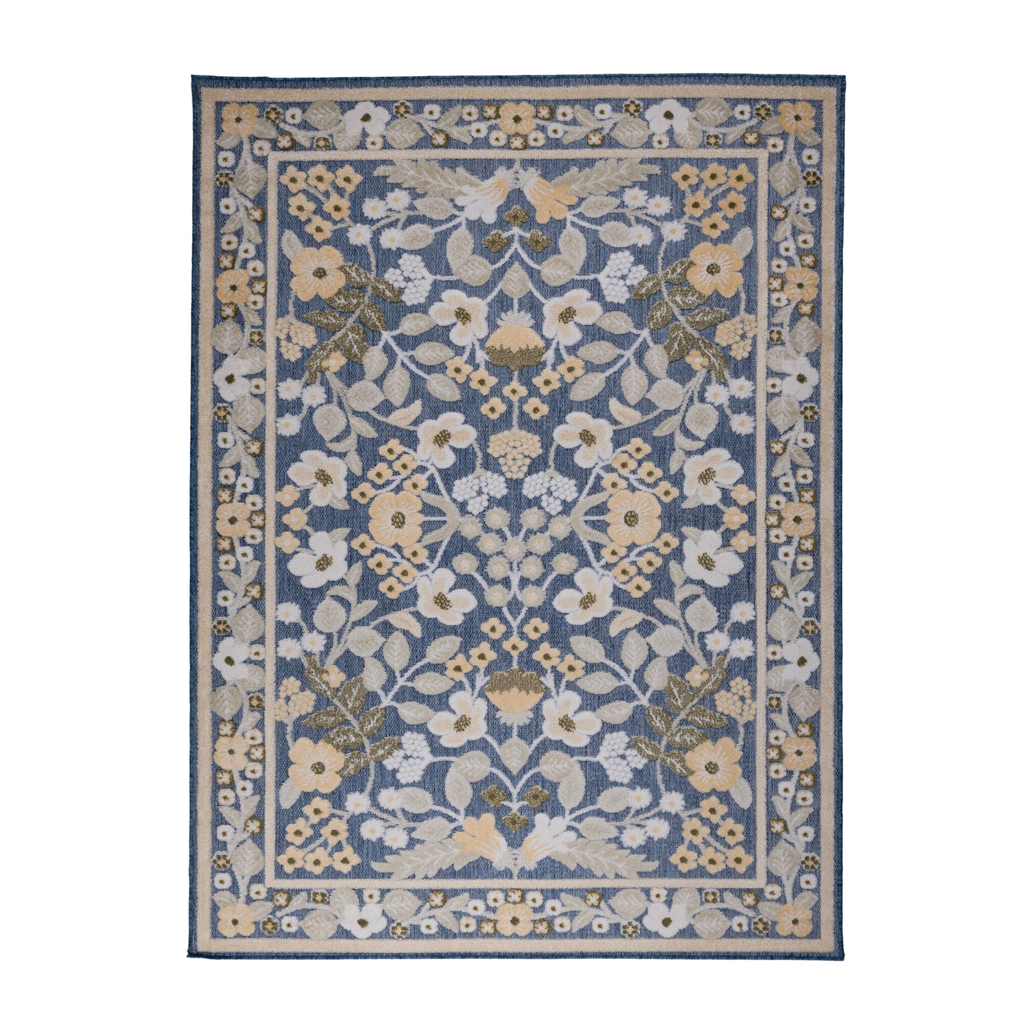 Indoor & outdoor rug - Bloom Oriental Blue