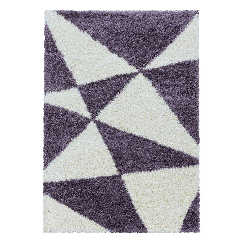 High-Pile Floor Rug - Tuggy Purple