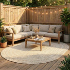 Oval Outdoor Rug - Bali Beige