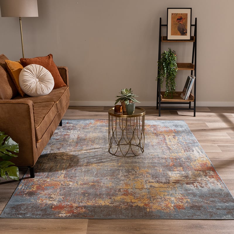 Modern Rug - Bush Blue/Multicolour