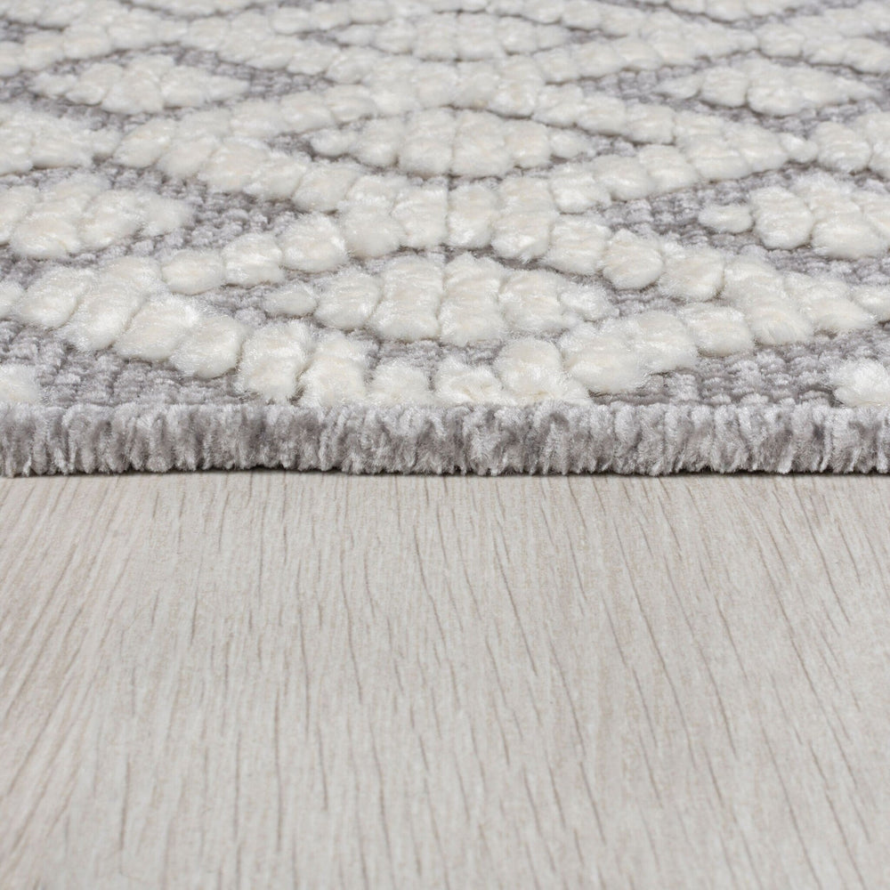 Washable floor rug - Galeo Jhansi Grey