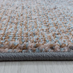 Retro Rug - Stencil Light Blue/Charcoal