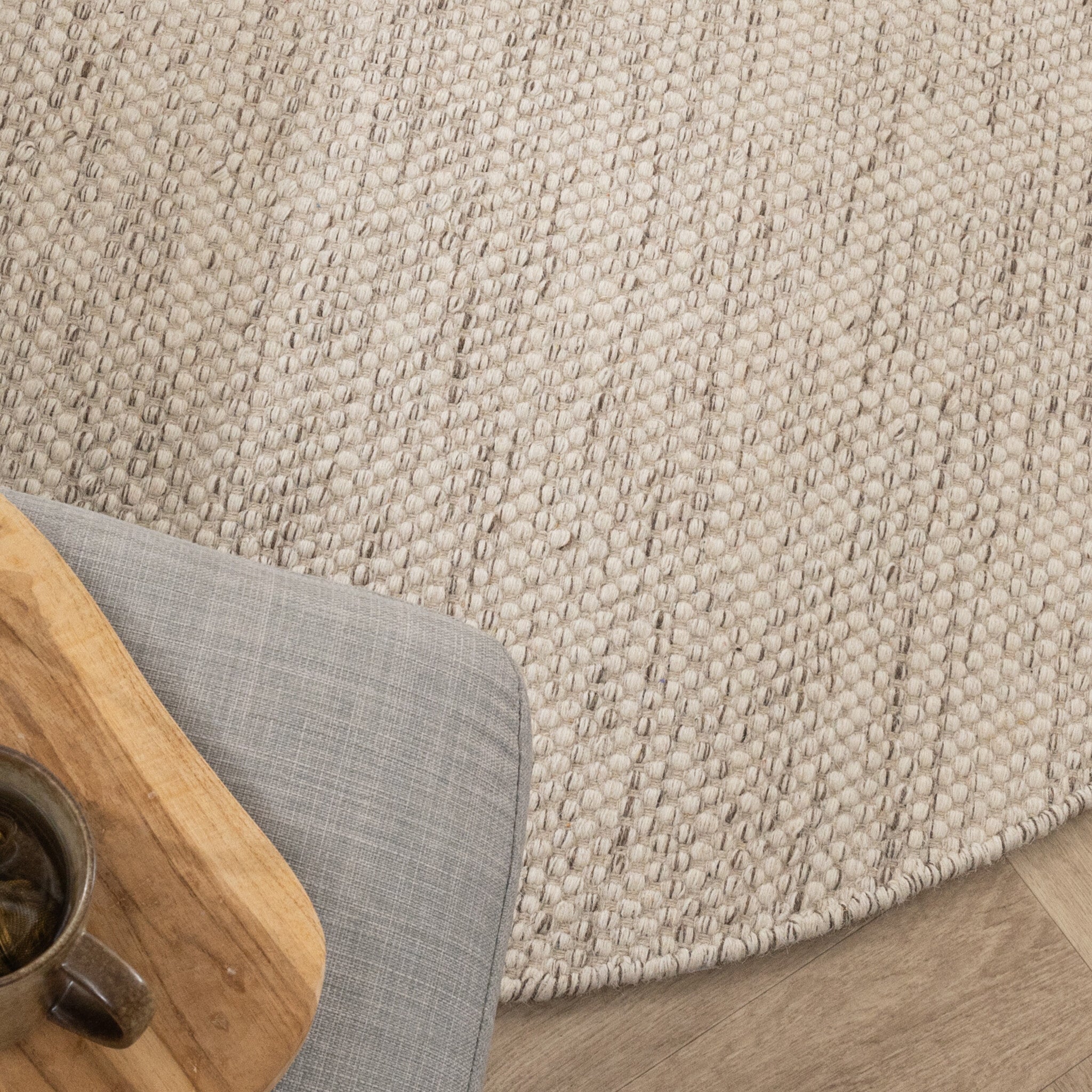 Round Wool Rug - Bliss Beige/Blended
