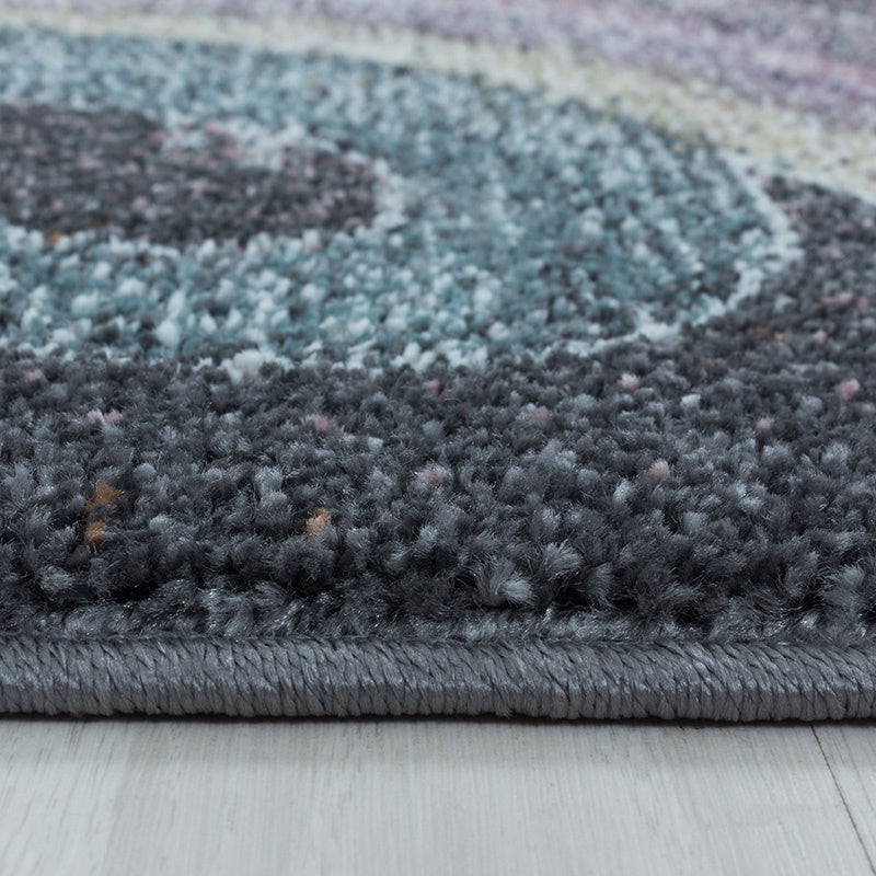 Children's Floor Rug Unicorn - Fleurtje Grey