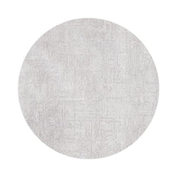 Round Modern Floor Rug - Structures Baobab 9198