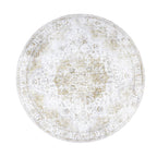 Round Vintage Rug - Lago Green