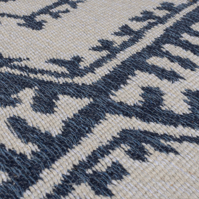Geometric Floor Rug - Decio Alix Blue