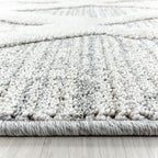 Scandinavian Floor Rug - Pitea Diamond Grey