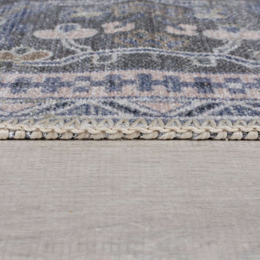 Washable Floor Rug - Reido Traditional Green