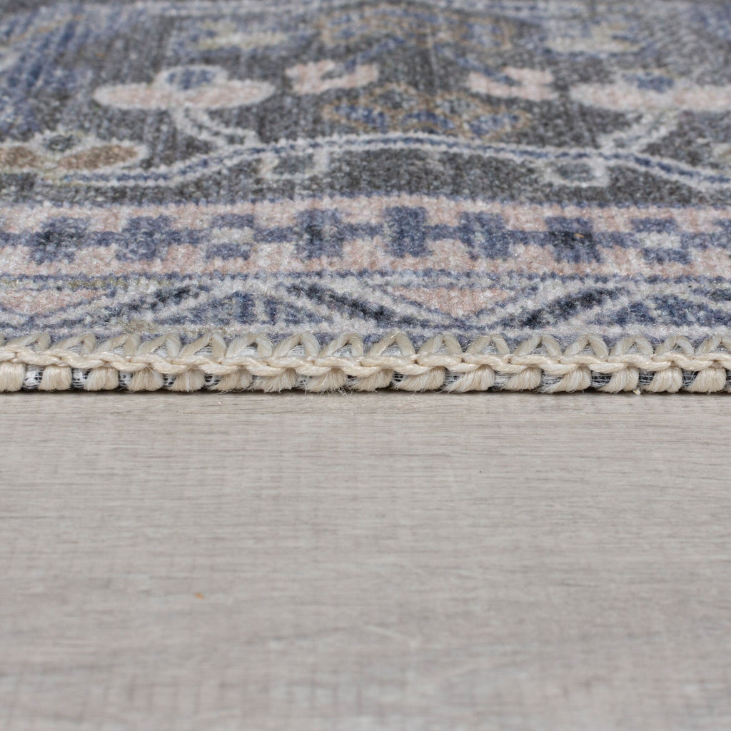 Washable Floor Rug - Reido Traditional Green