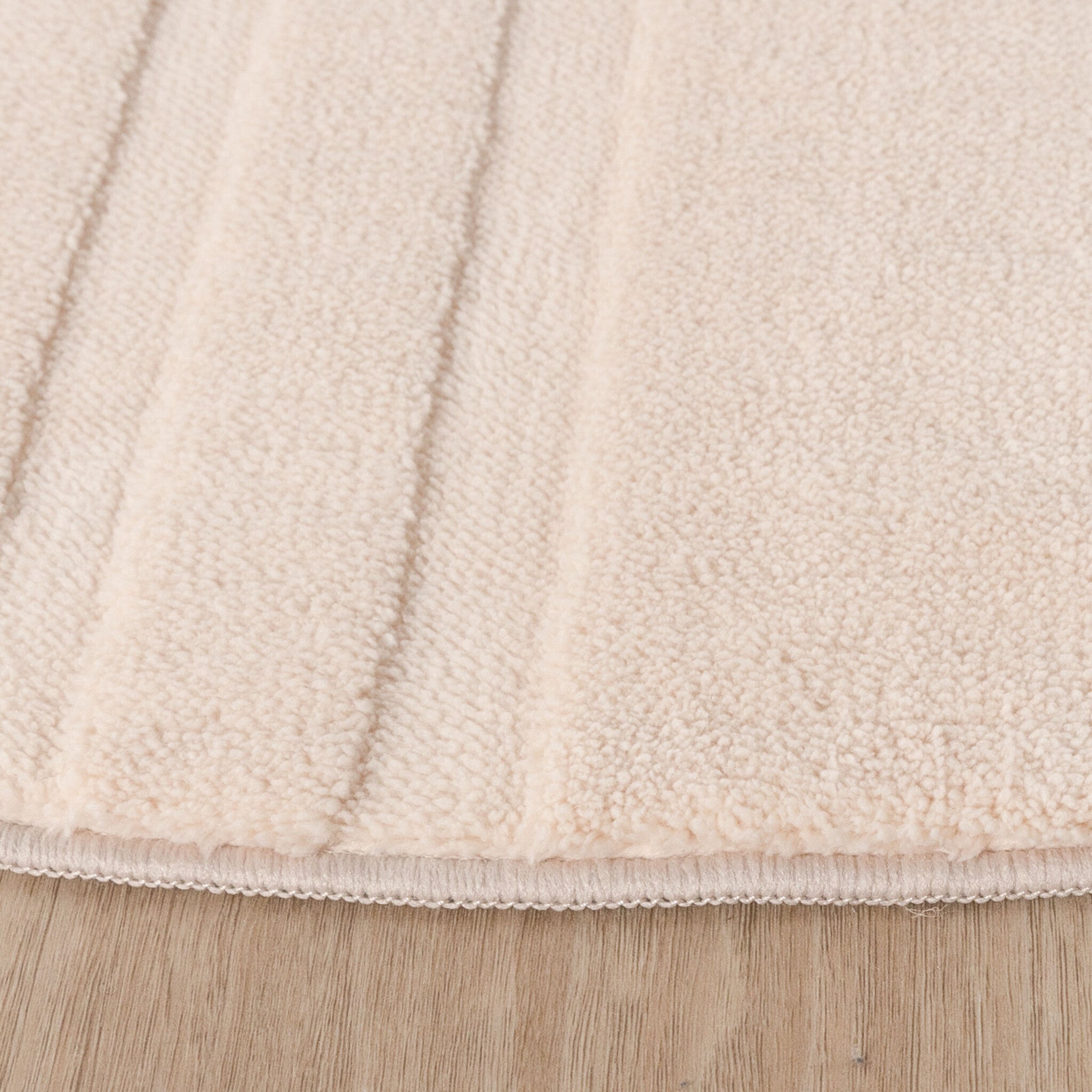 Round Scandinavian Rug - Charm Curves Beige