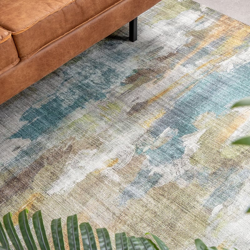 Modern Rug - Strong Paint Multicolour
