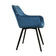 Velvet dining chair - Karl Dark Blue