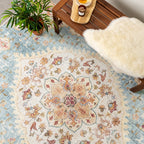 Vintage Outdoor Rug - Santo Mandala Light Blue