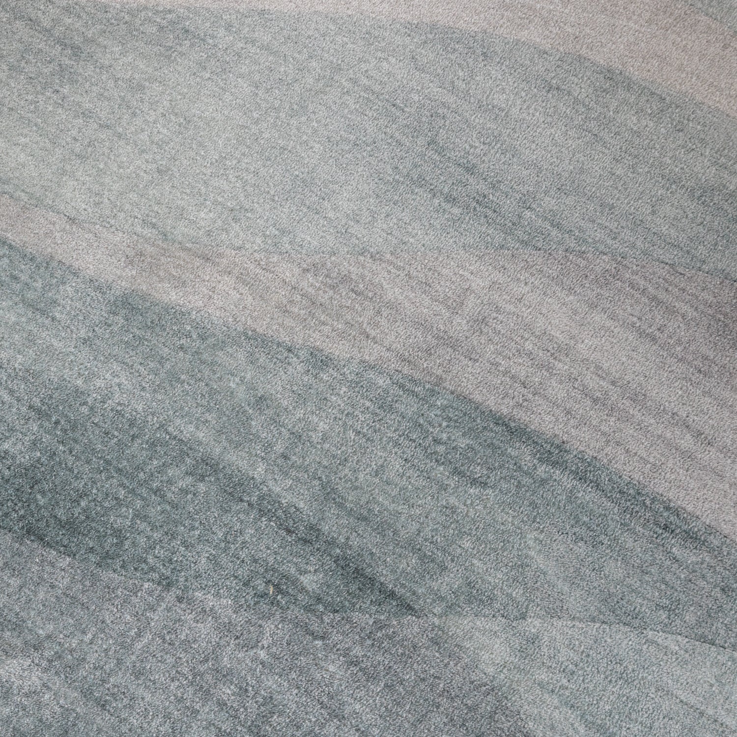 Round Modern Rug - Field Green