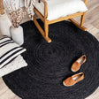 Jute Rug - Fair Round Black