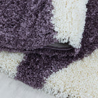 High-Pile Floor Rug - Tuggy Purple