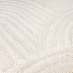 Round Scandinavian Rug - Lova Arches Cream