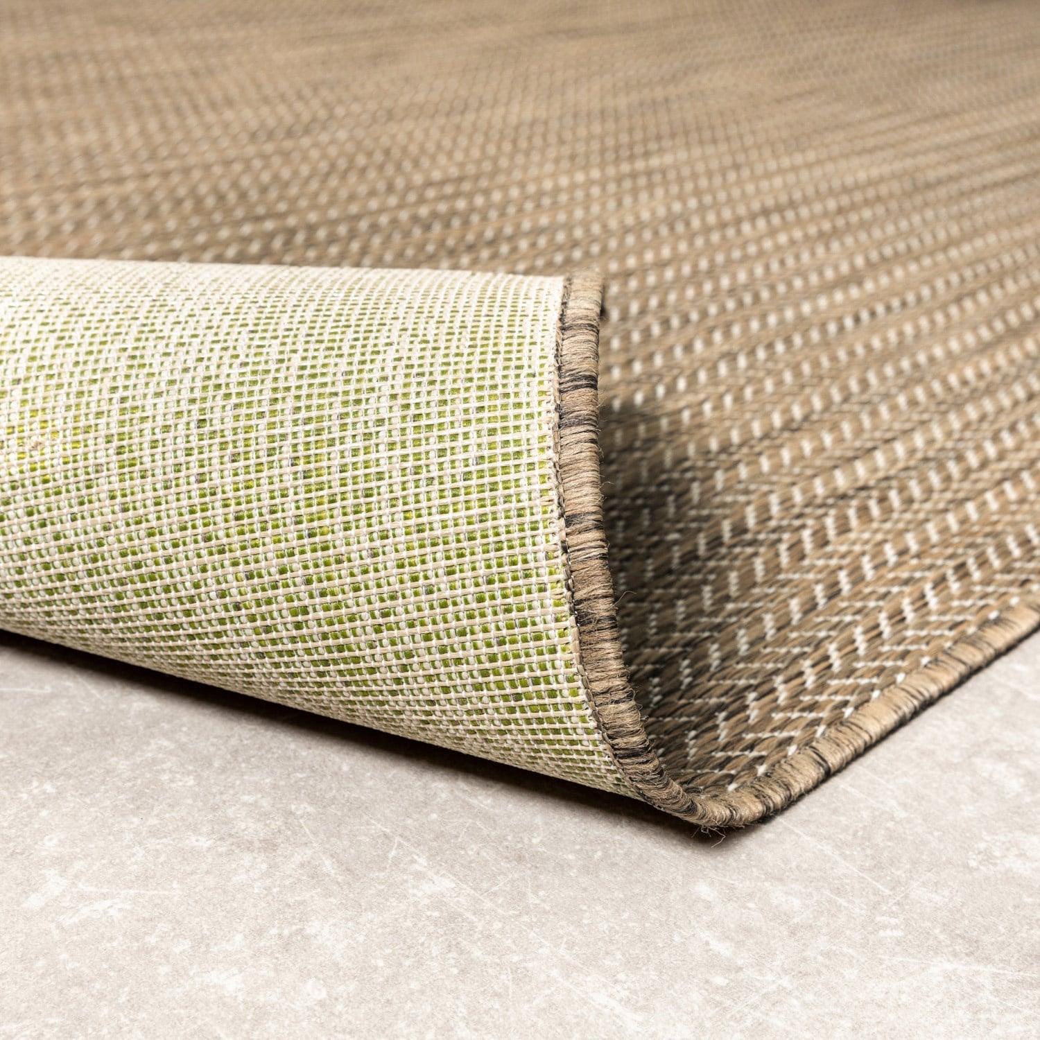 Outdoor Runner Rug - Malta Arrow Natural