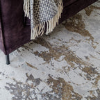 Modern floor rug - Mark Yellow/Cream