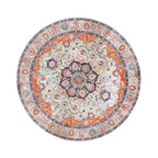 Round Vintage Rug - Imagine Medallion Green