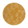Round Modern Floor Rug - Mozo Gigi Ochre Yellow