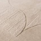 Wool Rug - Giselle Circles Cream