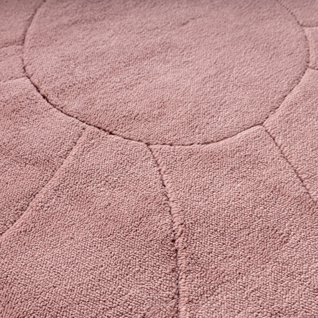 Washable Children’s Rug – Coco Flower Dark Pink