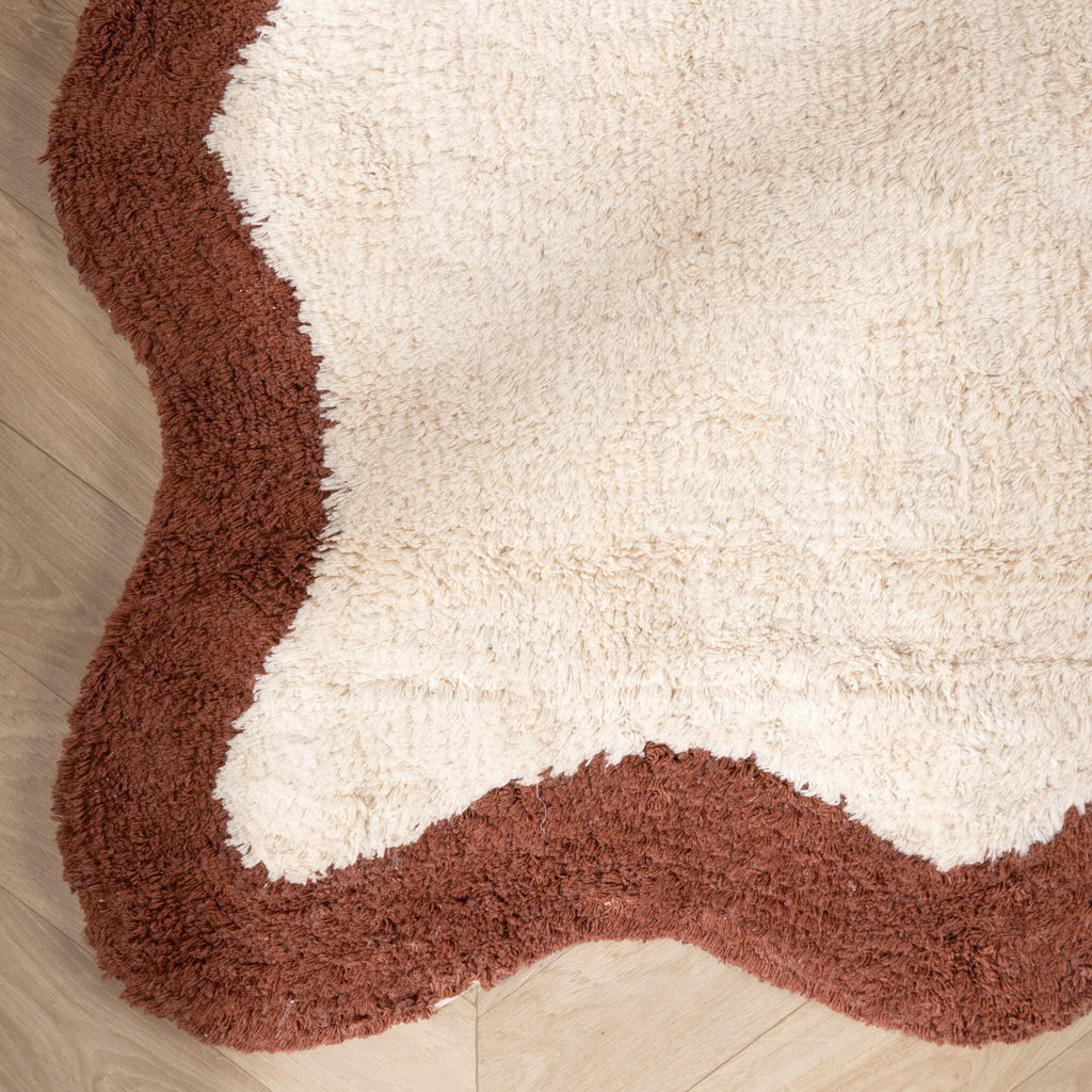 Washable Rug – Hazy Brown/Cream