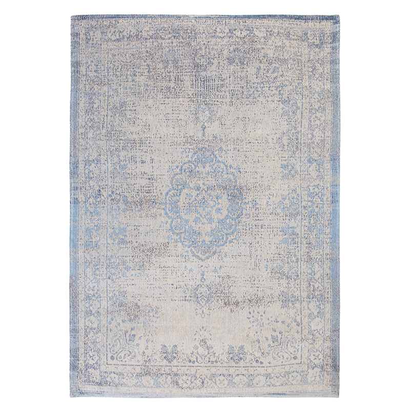 Vintage floor rug - Fading World Medallion Blue 9065