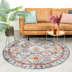 Round Vintage Rug - Imagine Oriental Green