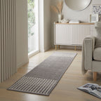 Washable runner - Elto Stripe Grey