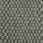 Wool floor rug to measure - New Loop Grey/Green 456
