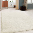 High Pile Rug - Solid White