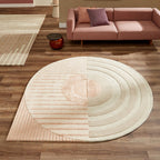 Organic floor rug - Fano Girare Beige