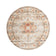 Round Indoor Outdoor Rug - Kairo Medallion Cream/Multicolour