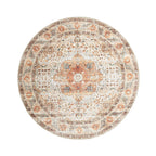 Round Indoor Outdoor Rug - Kairo Medallion Cream/Multicolour