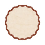 Round Washable Rug – Hazy Brown/Cream